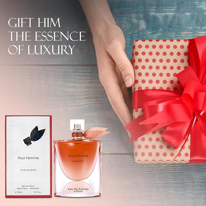 Women's Perfume Set - 2 Pack Eau de Parfum Spray 3.4 Oz Each | Floral Jasmine & Sweet Vanilla with Bergamot & Woody Notes | Long Lasting Original Scent Gift Set for Women (MilaWR&Mon Amour)