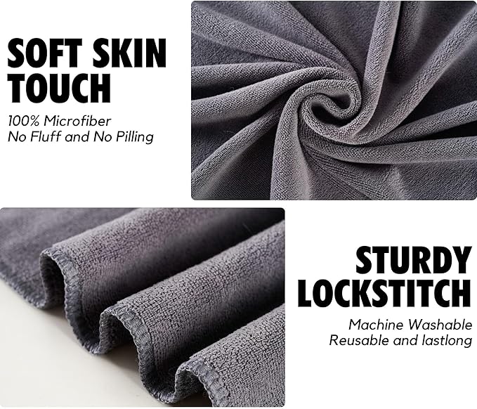 InnoBeta Pitbull Gifts Dog Towels for Drying Dogs, Pack of 2, 40 Inch X 23.6 Inch, Perfect Dog Shower & Bath Supplies for Large, Medium or Small Dogs