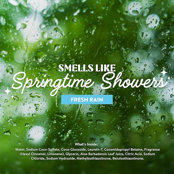 Cleancult Dish Soap Liquid Refill (32oz, 1 Pack) - Plant Based Cleaning Power - Dish Soap that Cuts Grease & Grime - Free of Harsh Chemicals - Uses 90% Less Plastic - Fresh Rain