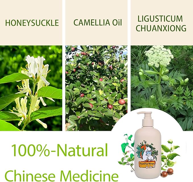 Cat and Dog Shampoo Conditioner, Hypoallergenic Medicated Puppy Shampoo，Veterinary Formula Dog Shampoo for Allergies and itching，Itchy Skin Relief for Smelly Dogs, Natural Sensitive Skin Care