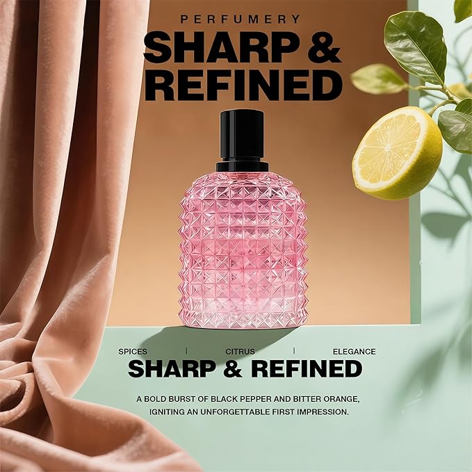 Women's Perfume Set - 2 Pack Eau de Parfum Spray 3.4 Oz Each | Floral Jasmine & Sweet Vanilla with Bergamot & Woody Notes | Long Lasting Original Scent Gift Set for Women (MilaWR&Mon Amour)