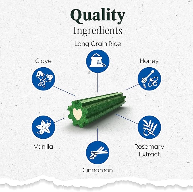 ARK NATURALS Extreme Clean Brushless Toothpaste for Large Breeds, 18 oz Bag, Long-Lasting Dog Dental Chew with Toothpaste Center, Freshen Breath, Reduce Plaque & Tartar