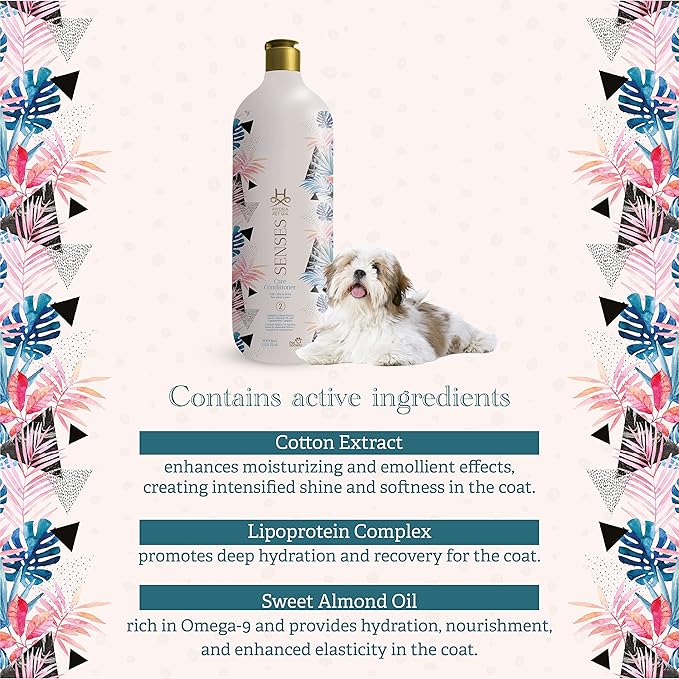 Hydra Senses Care Pet Conditioner, Conditioner for Dogs for Shiny, Deeply Moisturized Coats