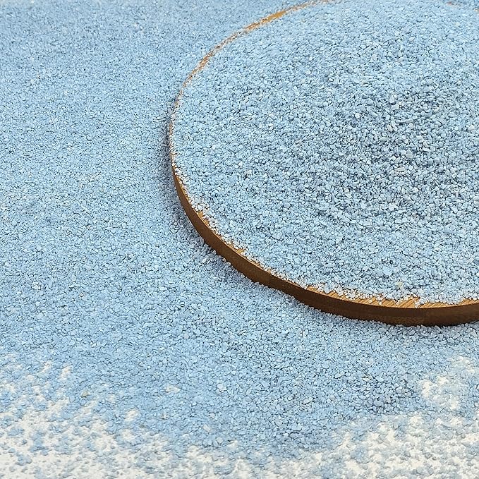 20 lbs Aquarium Blue Sand, 0.4-0.8 mm Decorative Sand for Aquarium, Fish Tank, Candle, Vase, Wedding Ceremony, Arts Crafts and Bowl Fillers