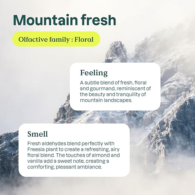 ATTITUDE Liquid Laundry Detergent Refill, EWG Verified, HE Compatible, Plant-Based & Vegan, Natural Laundry Soap, Mountain Fresh Scent, 160 Loads, 135.26 Fl Oz (Pack of 2)