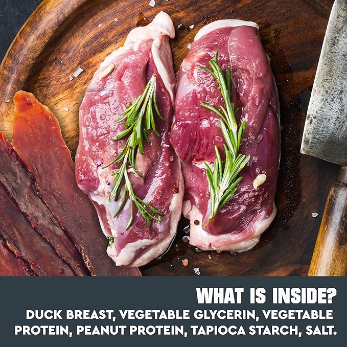 Beloved Pets Dog Treats Duck Jerky 1.5 LB - Human Grade Pet Snacks - Natural High Protein Meat Dried Strips - Best Chews for Training Small & Large Dogs - Bulk Soft Pack