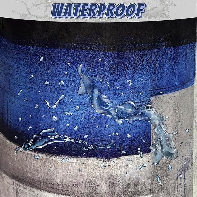 Abstract Blue Grey Striped Laundry Basket Foldable Colorful Laundry Hamper With Handle Oxford Cloth Portable Clothes Storage Organizer Basket 18.9"x16.5"Laundry Bag For Laundry Room/Bedroom/Bathrooms