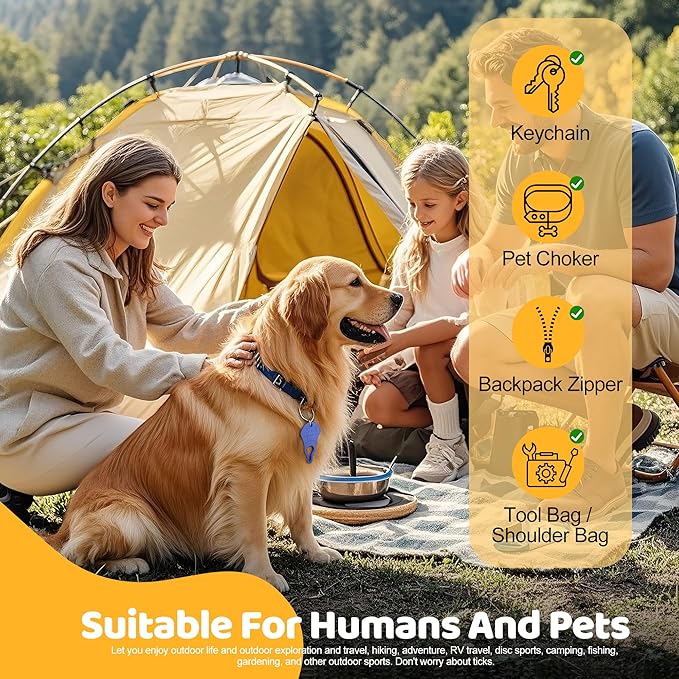 Tick Remover Tool 3 Pack, Suitable for Pets, Animals, and Humans, Portable Outdoor Living Essential Tick Remover Tools, Quick and Safe, and Reliable.