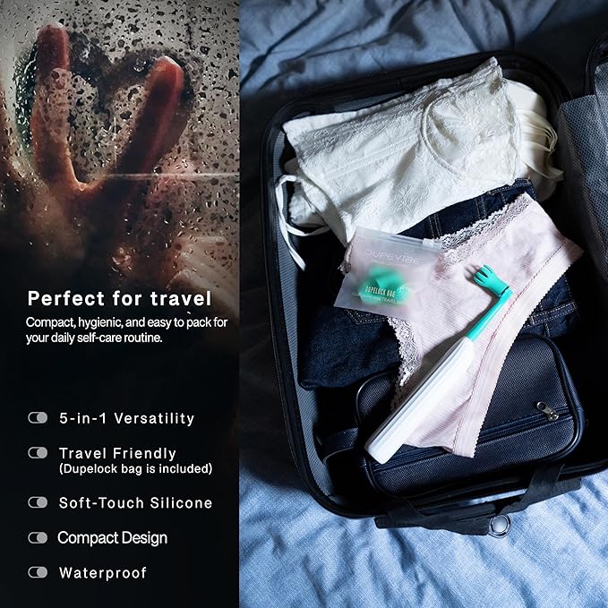 5-in-1 Silicone Massage Attachment Compatible with Rotating Electric Toothbrushes | Facial & Relaxation Tool | Travel-Friendly, Waterproof, Easy-Clean | Not for Sonic or iO Series