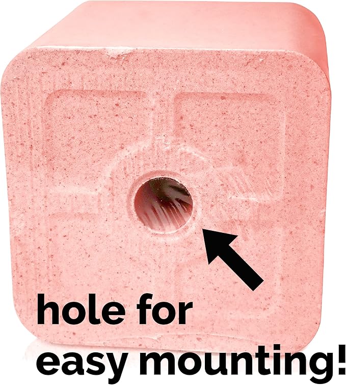 Himalayan Secrets Compressed Pink Salt Lick for Livestock and Wildlife Animals, Pure & Natural Feed Salt Block, Minerals & Trace Elements, No Additives, 11LB (5KG)