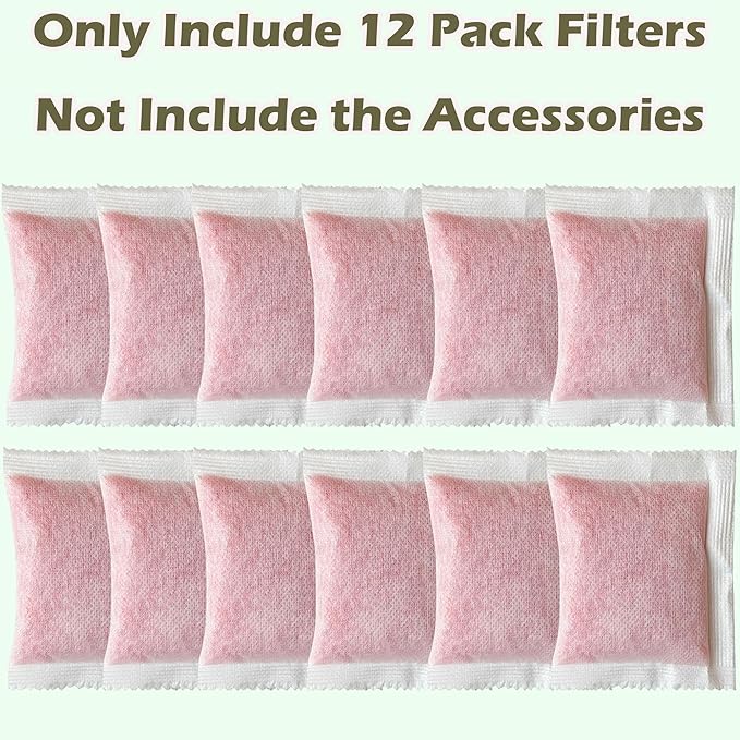 12 Pack Litter Box Deodorizer Refills Compatible with Whisker OdorTrap Pod, for Traditional Litter Boxes