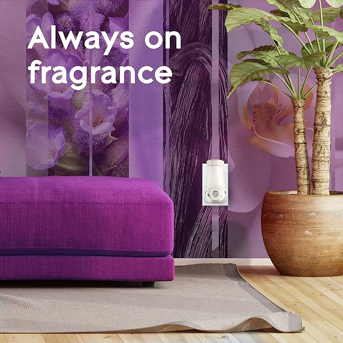 Glade PlugIns Refills Air Freshener, Scented and Essential Oils for Home and Bathroom, Lavender & Vanilla, 3.35 Fl Oz, 5 Count
