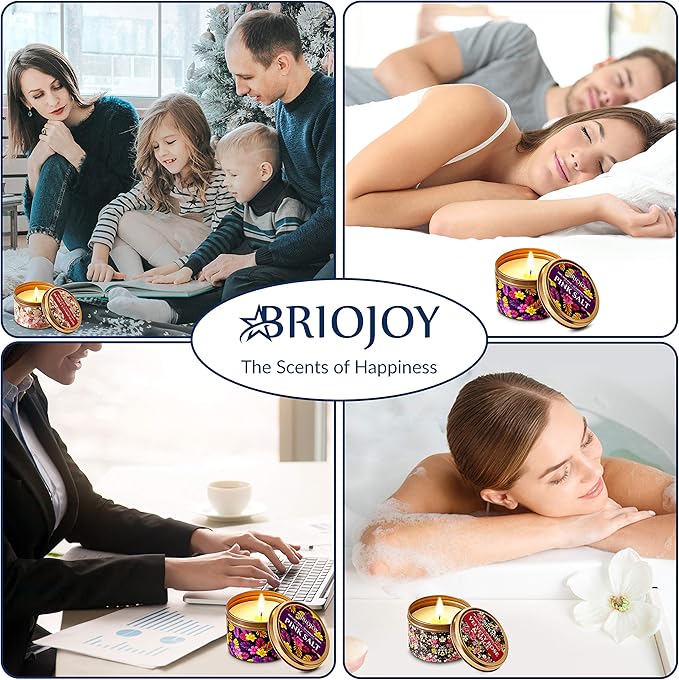 Candle Gifts for Women - Unique Mothers Day, Valentines Day, Birthday Gift for Her Mom Wife Sister Girlfriend Daughter - Friendship Gift for Best Friend Bestie Coworker - Natural Soy Candle