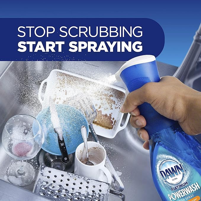 Dawn Platinum Powerwash Dish Spray, Dish Soap, Citrus Scent, 16oz