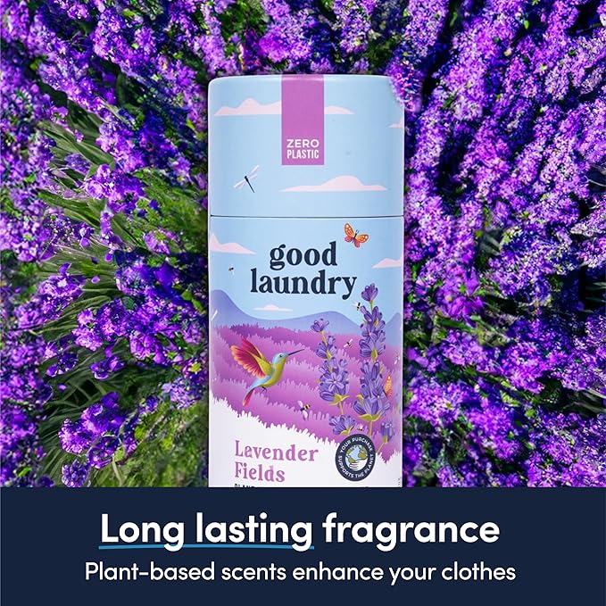 Good Laundry Scent Booster Beads - Lavender Fabric Softener Bead – Eco-Friendly Laundry Bead Scent Booster for Long-Lasting Freshness, Scent Beads for Laundry - 7oz - USA Based