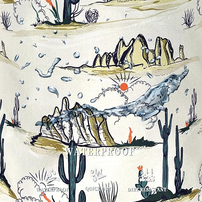 Tropical Cactus Laundry Basket Foldable Oxford Cloth Western Laundry Hamper With Handle Portable Clothes Storage Basket 18.9 X 16.5 Inch Storage Bag For Laundry Room/Bathroom/Bedroom