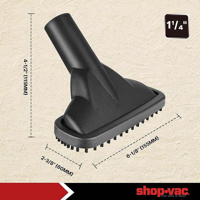 Shop-Vac 91931 1-1/4" Carpet Nozzle with Brush