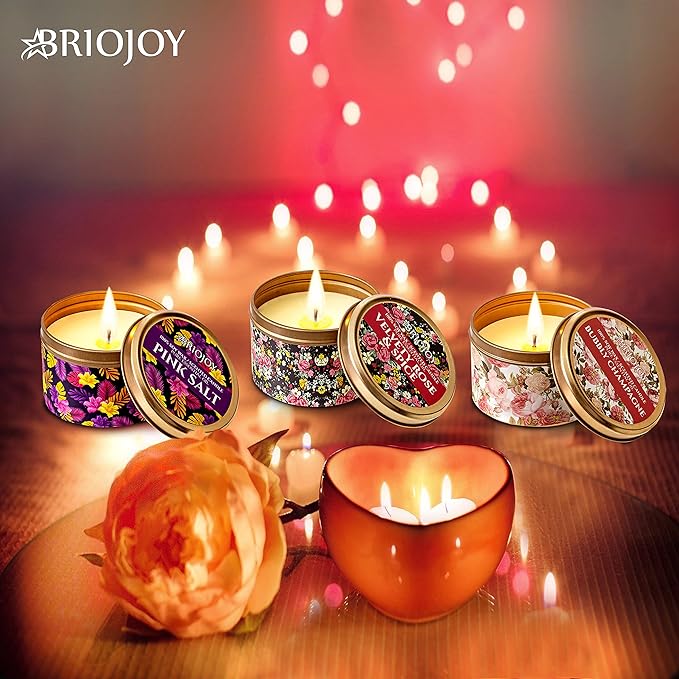 Candle Gifts for Women - Unique Mothers Day, Valentines Day, Birthday Gift for Her Mom Wife Sister Girlfriend Daughter - Friendship Gift for Best Friend Bestie Coworker - Natural Soy Candle