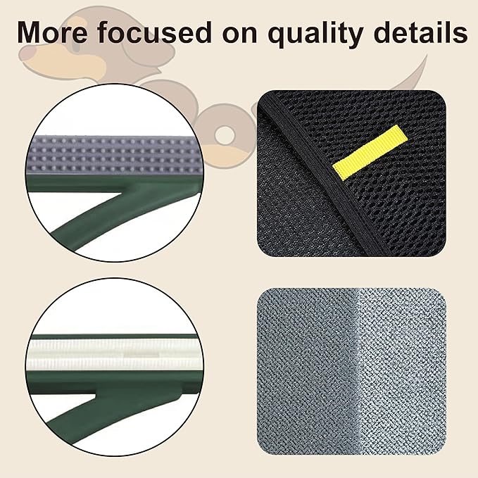 3-Pack Pet Hair Removal Gloves with A Hair/Lint Removal Tool – Remove Cat/Dog Fur from Clothing, Furniture, Car Seats, Bedding & Carpet