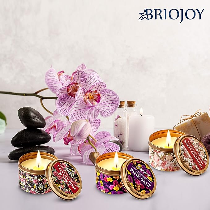 Candle Gifts for Women - Unique Mothers Day, Valentines Day, Birthday Gift for Her Mom Wife Sister Girlfriend Daughter - Friendship Gift for Best Friend Bestie Coworker - Natural Soy Candle