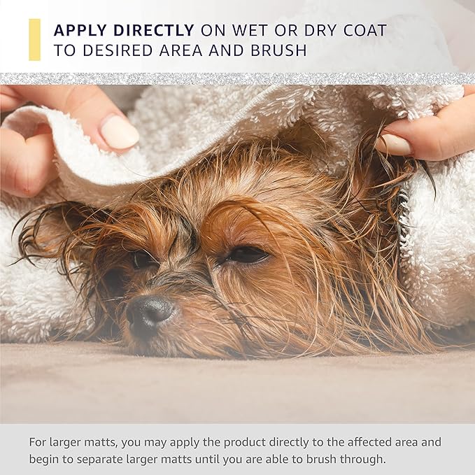 Hydra Professional Ultra Dematting and Finishing Spray for Dogs and Cats, Suitable for Pets with Long Hair